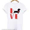 Love Dachshund smooth T-Shirt