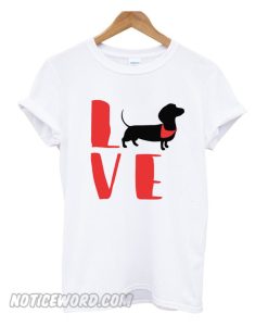 Love Dachshund smooth T-Shirt