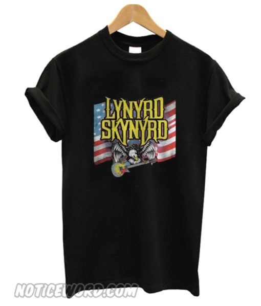 Lynyrd Skynyrd American Flag Eagle Guitar smooth T-shirt