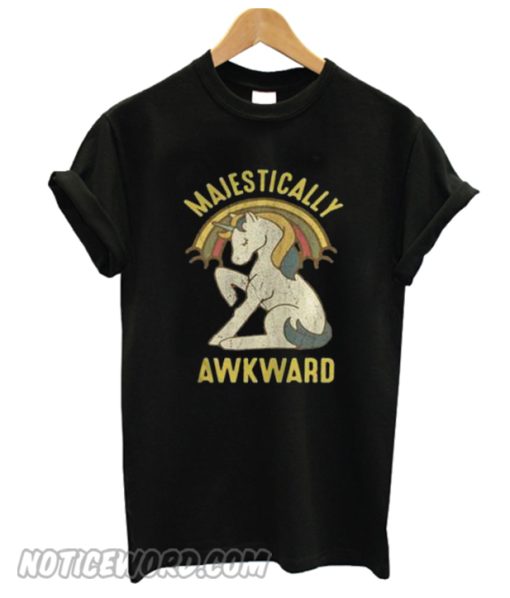 Majestically awkward unicorn smooth T-shirt