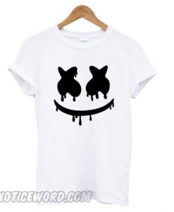 Marshmello Mask Printed Half Sleeve smooth T shirt