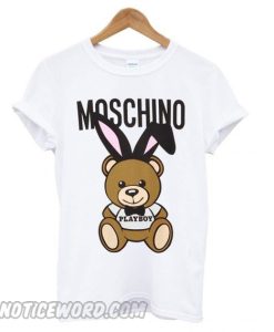 Moschino Playboy Teddy smooth T shirt