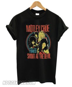 Motley Crue Shout At The Devil World Tour 1983 smooth T Shirt