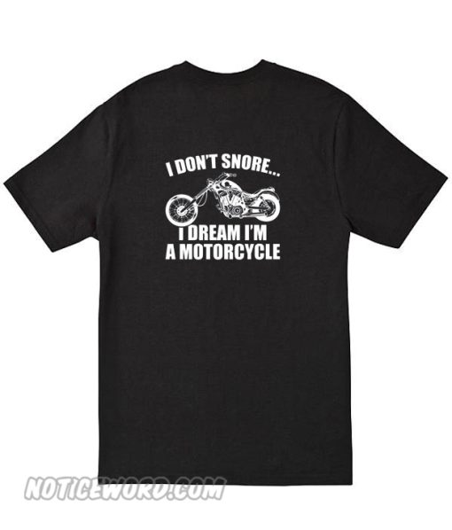 Motorcycle Black smooth T-Shirt