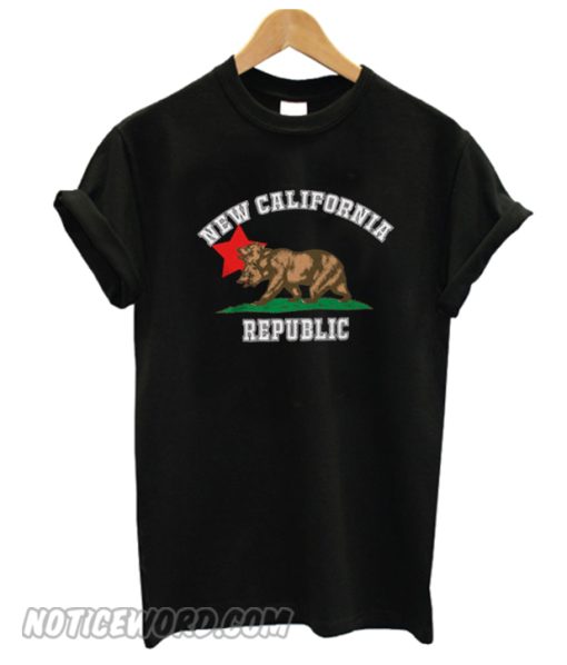 New California Republic Black smooth T-Shirt