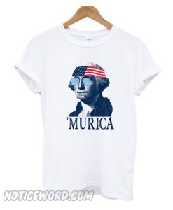 President George Washington MURICA smooth T-Shirt