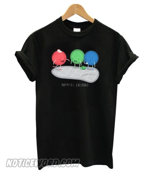 Pun RGB Primary Colour smooth T shirt