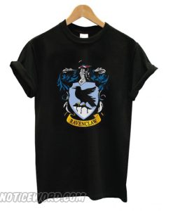 Ravenclaw Color Crest Youth Black smooth T shirt