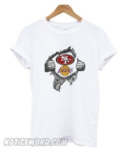 San Francisco 49ers Vs Los Angeles Lakers Inside smooth T-Shirt