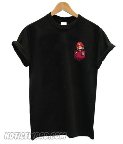 Super Mario in pocket smooth T-shirt
