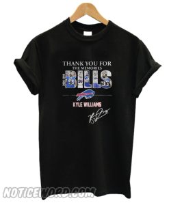 Thank you for the memories Bills Kyle Williams 95 smooth T-shirt