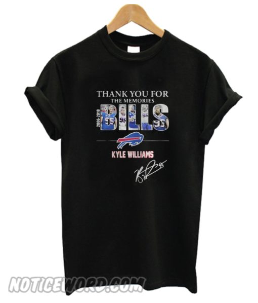 Thank you for the memories Bills Kyle Williams 95 smooth T-shirt