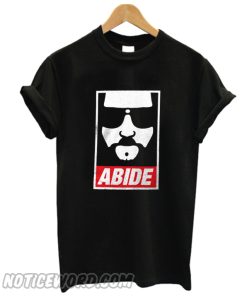 The Dude Big Lebowski ABIDE Black smooth T-Shirt