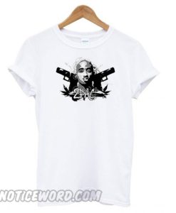 Tupac Shakur Gun smooth T shirt