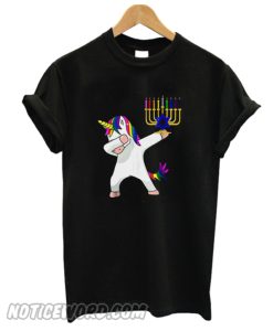 Unicorn Dabbing Hanukkah smooth T-shirt