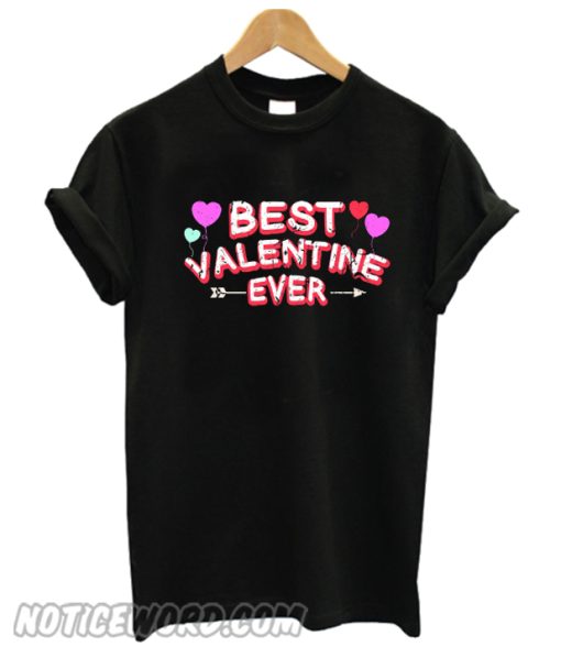 Valentine's day gift with hearts smooth t-shirt
