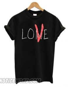 Vlone Love Black smooth T shirt