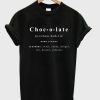 chocolate smooth T shirt