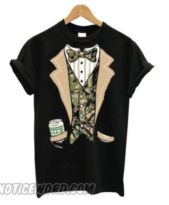 Camo Tuxedo Beer In My Pocket smooth T shirt