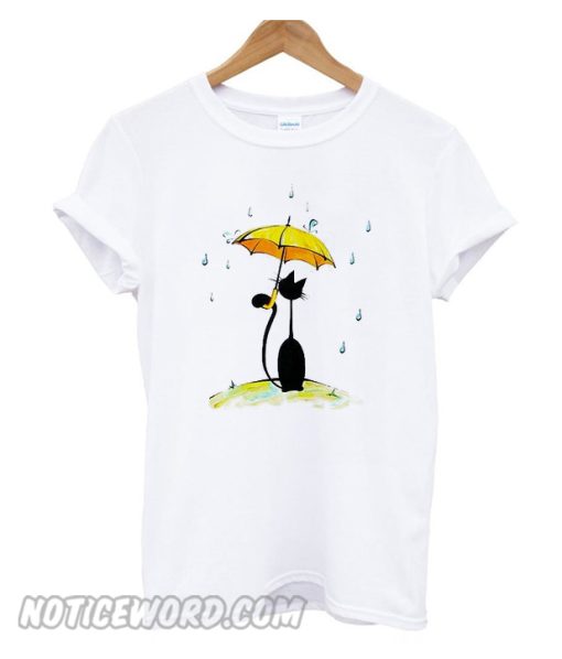 Cat And Rain smooth T Shirt