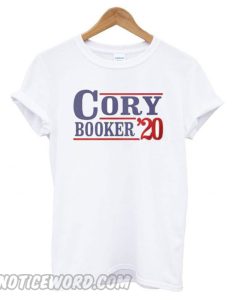 Cory Booker 2020 White smooth T shirt