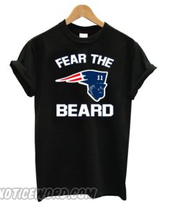 Fear the Beard New England Patriots smooth T shirt