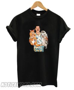 Freddie mercury with oscar and tiffany cats smooth T-shirt