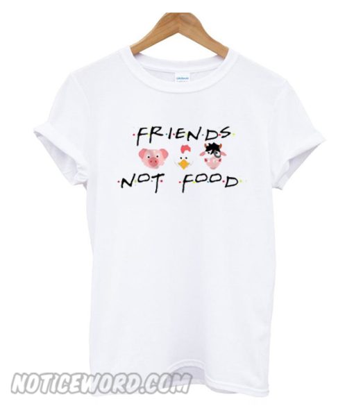 Friends Not Food Vegan smooth T-Shirt