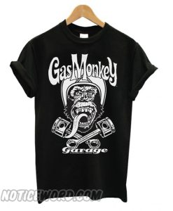 Gas Monkey Garage Officially Licensed Merchandise Biker Monkey smooth T shirt