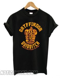 Gryffindor Quidditch Black Yellow smooth T shirt