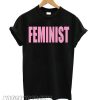 Handmade Printed Pink Feminism smooth T shirt