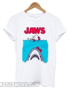 Hello Kitty Jaws Parody smooth T shirt