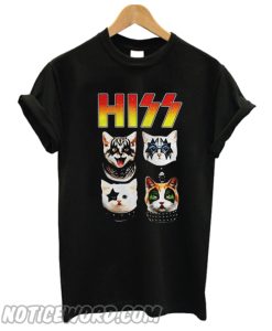 Hiss Kiss Hiss Cat smooth T shirt