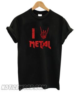 I Heart Metal smooth T Shirt