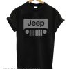 Jeep Wrangler Grey Logo Black smooth T-Shirt