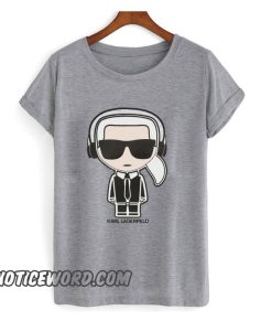 Karl Lagerfeld Earphone smooth T shirt