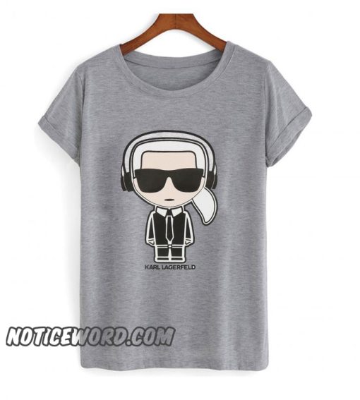 Karl Lagerfeld Earphone smooth T shirt