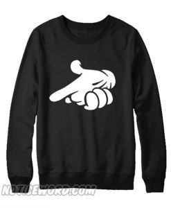 MICKEY GUN HANDS smooth sweatshirt