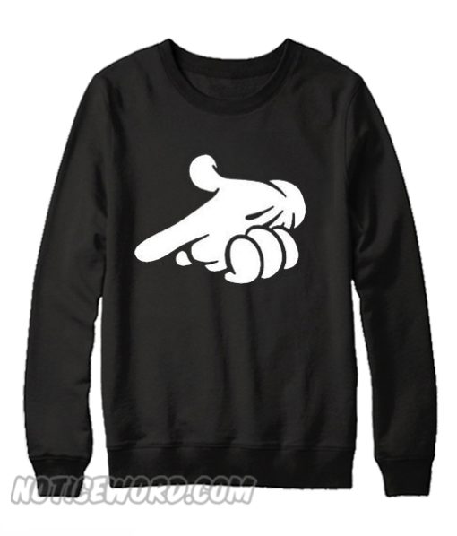 MICKEY GUN HANDS smooth sweatshirt