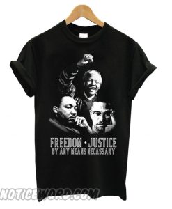 Mandela, Martin Luther King, Malcolm X smooth T shirt