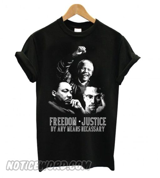 Mandela, Martin Luther King, Malcolm X smooth T shirt