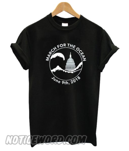 March for the Ocean smooth T-shirt