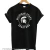 Michigan State Spartans Distressed Circle Logo smooth T shirt