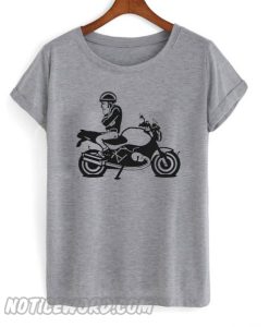 Motorcycle Flat Foot Funny smooth T-shirt