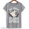 My Nneck My Back My Anxiety Attack Opossum smooth T shirt