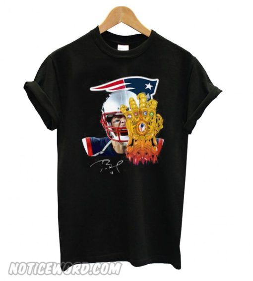 Patriots Infinity Gauntlet Tom Brady smooth T shirt