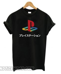 Playstation Logo Japanese Kanji smooth T shirt