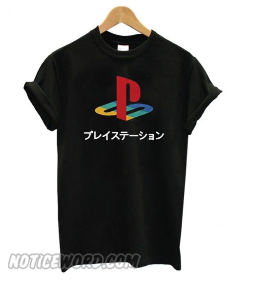 Playstation Logo Japanese Kanji smooth T shirt