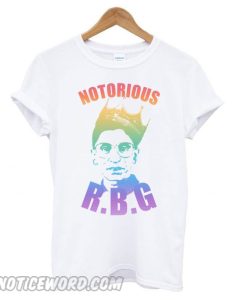 Rainbow Notorious R.B.G. smooth T shirt