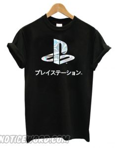 Ripple Junction Playstation Logo Foil Adult smooth T shirt